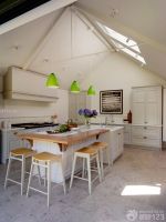 简约欧式小户型厨房橱柜地面瓷砖效果图欣赏