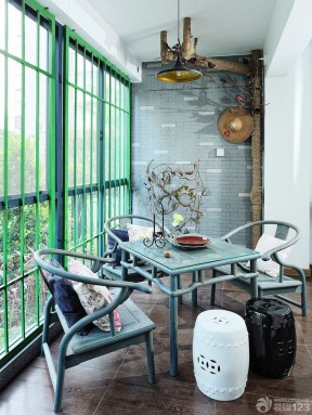 小户型阳台设计 东南亚风格装修设计