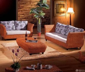 藤艺沙发 美式风格
