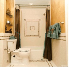 瓷砖壁画 浴室装修设计
