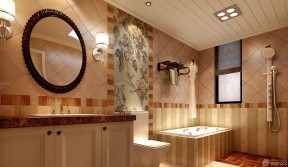 瓷砖壁画 卫生间设计