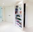 创意现代白色橱柜家装隐形门设计效果图欣赏