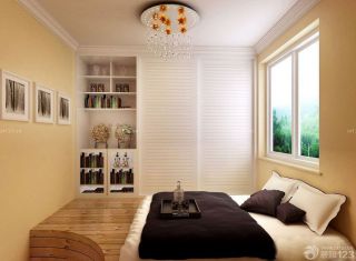 简单时尚日式十平米小卧室榻榻米装修效果图