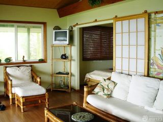 40平米小户型日式客厅装修设计图 