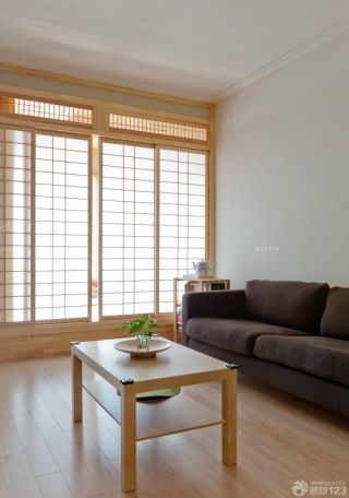 简约风格小户型日式客厅装修设计图片 