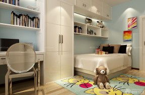 小清新小户型儿童房间布置效果图