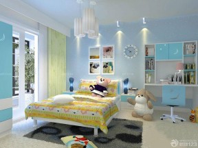 清新舒适小户型创意儿童房间布置效果图