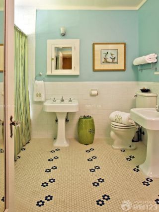 现代美式家具浴室帘图片