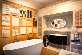 瓷砖店面小浴室装修效果图