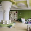 幼儿园教室绿色墙面装饰布置效果图片