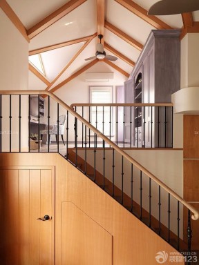 房屋楼梯设计图 东南亚风格