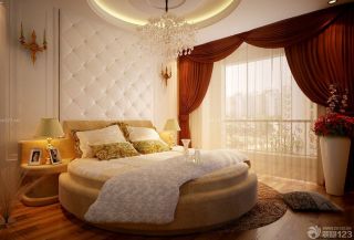 东南亚风格卧室窗帘搭配效果图