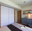 家装现代简约风格卧室隐形门设计效果图 
