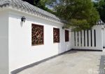 新中式古典风格围墙护栏效果图欣赏