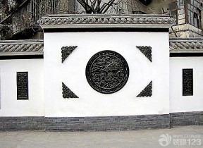 中式风格 庭院围墙设计