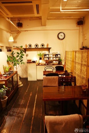 小型奶茶店 美式风格