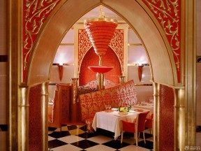 迪拜七星级酒店餐厅门洞设计图片大全