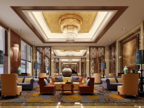 迪拜七星级酒店休闲区布置效果图片大全