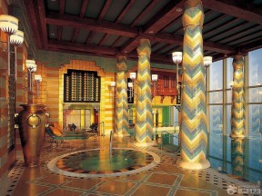 迪拜七星级酒店 休闲区装饰