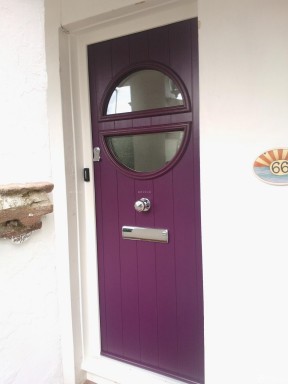 紫色门 小户型室内