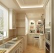 最新厨房简欧风格砖砌橱柜装修效果图大全