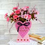 创意家装树脂粉色花瓶效果图