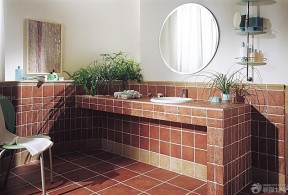 卫生间仿古瓷砖 卫生间洗手盆