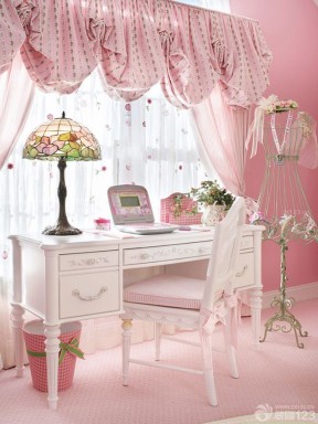 粉色窗帘 窗帘布艺