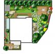 别墅庭院绿化设计图纸