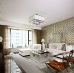 中式风格复式楼客厅窗帘设计图欣赏  