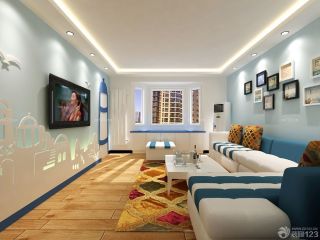 一室家装地中海风格装修设计实景图