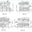 地中海风格建筑立面图