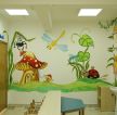 幼儿园教室内部墙体彩绘效果图