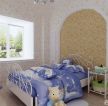 美式简约风格10平米儿童房儿童床设计图片