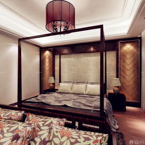 中式吊灯 卧室设计