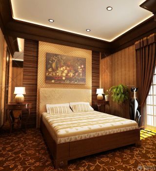 2023美式古典风格商务酒店室内装潢