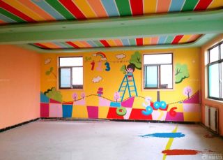 幼儿园墙体彩绘装修效果图