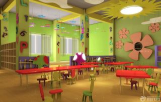 幼儿园餐厅墙体彩绘效果图