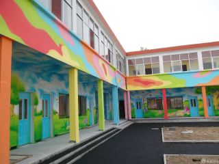 幼儿园手绘墙体彩绘效果图