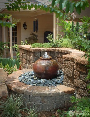 庭院喷泉景观设计效果图