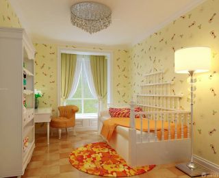 12平米欧式儿童房卧室 装修设计图片 