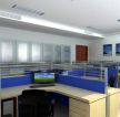 小型公司现代风格办公室格栅灯装修效果图