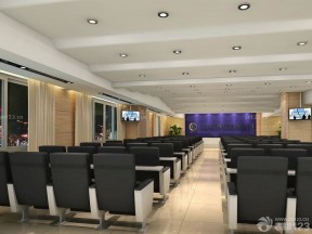 大会议室格栅灯设计效果图片