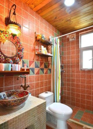 卫生间东鹏瓷砖颜色搭配装修效果图