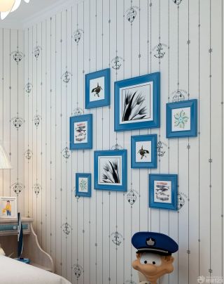 地中海风格儿童房墙面装饰效果图欣赏