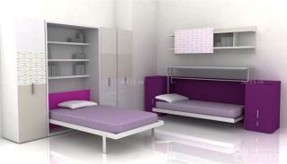 时尚极简交换空间小户型卧室设计图