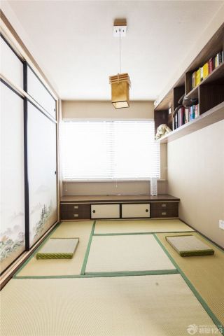 简约日式书房小书房装修效果图