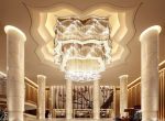 迪拜七星级酒店大堂吊顶设计装修效果图