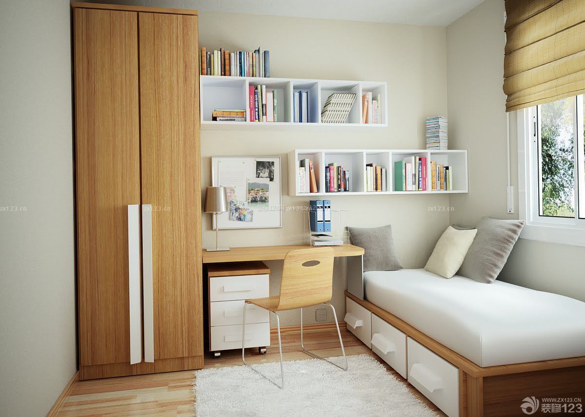 2022现代风格15平米超小户型室内设计