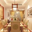 中式餐厅窗帘设计图片